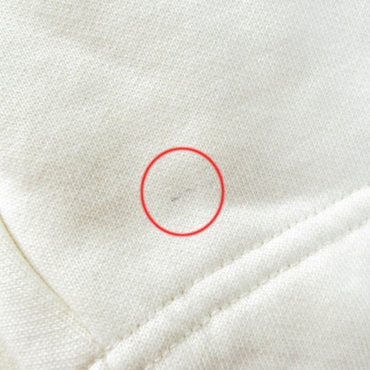 MONCLER sweat Main: 91% cotton, Main: 9% nylon, Part: 98% cotton, Part: 2% polyurethane Ivory FELPA Women S Used Authentic