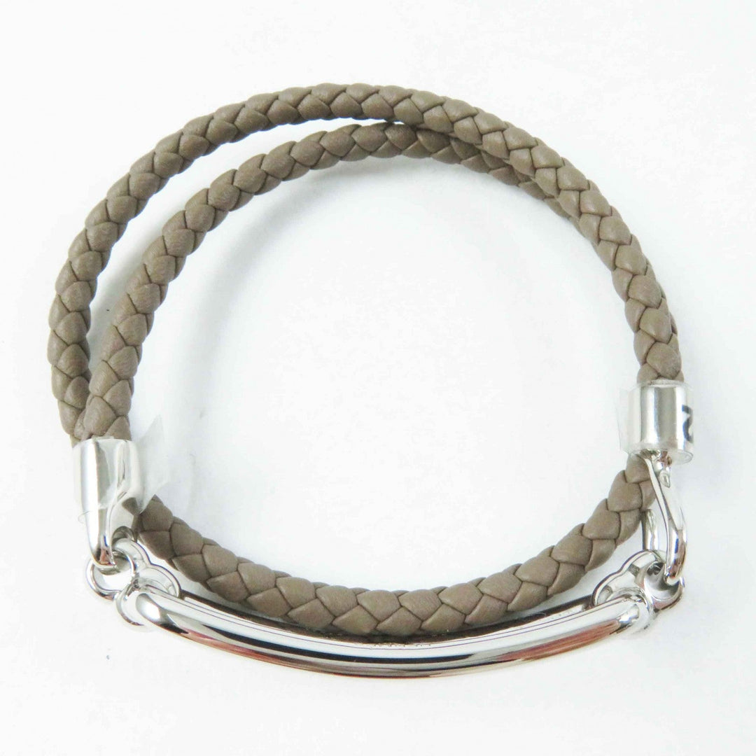 HERMES bracelet Main: Leather, Part: Gold Plated Etope relidubretour Women Used Authentic
