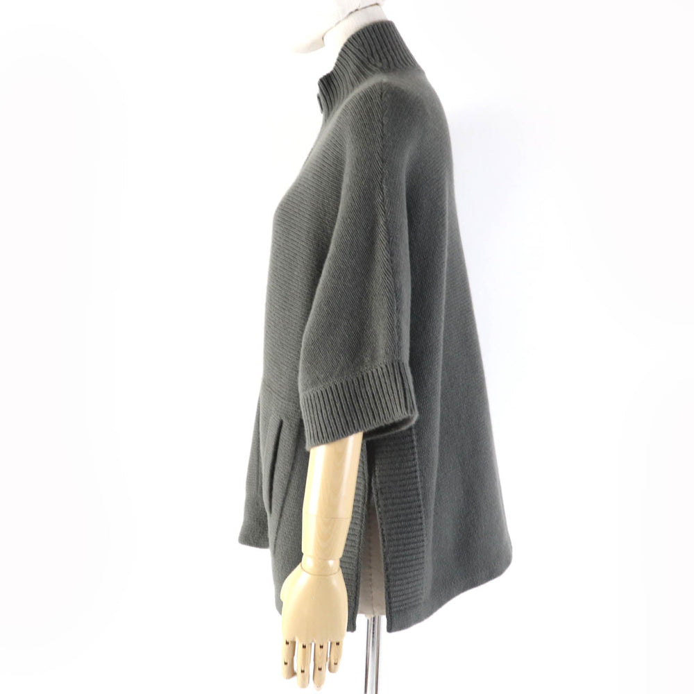AKRIS poncho cashmere Charcoal gray Women Size unknown Used Authentic