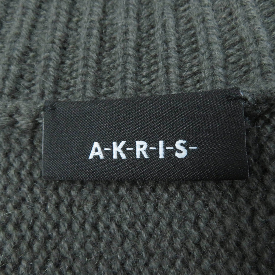 AKRIS poncho cashmere Charcoal gray Women Size unknown Used Authentic