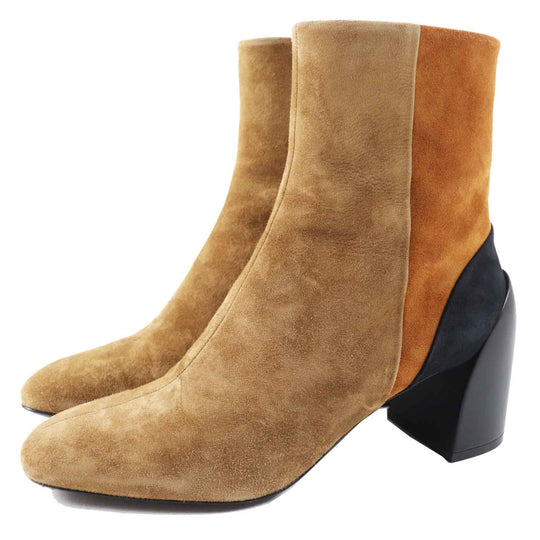 HERMES short boots Main: Suede leather Multi BROOKE Women 37 Used Authentic