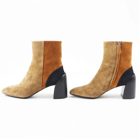 HERMES short boots Main: Suede leather Multi BROOKE Women 37 Used Authentic