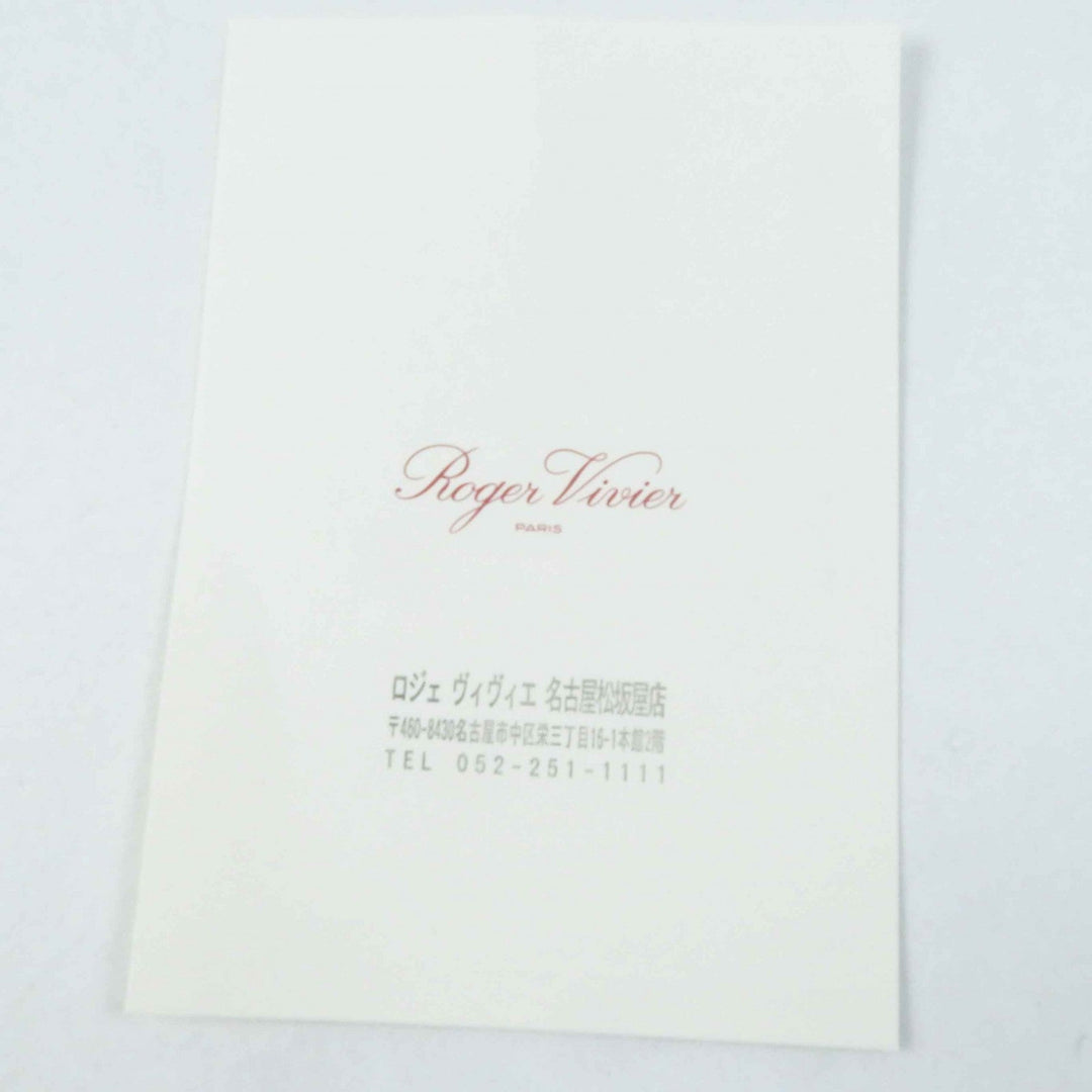 ROGERVIVIER Sandals RVW4582865091 TB999 Main: Leather NERO SLIDY VIV MINI RV BROCHE MULE25 Women 34 Used Authentic
