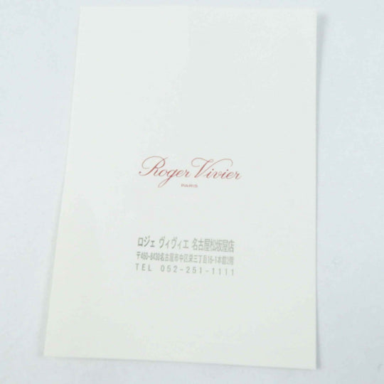 ROGERVIVIER Sandals RVW4582865091 TB999 Main: Leather NERO SLIDY VIV MINI RV BROCHE MULE25 Women 34 Used Authentic