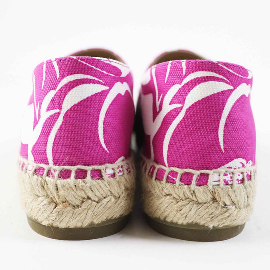 CHANEL Slip-on G30898 Main: Canvas, Part: Jute, Part: Rubber purple Women 36 Used Authentic