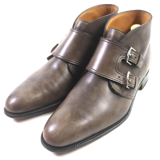 HERMES Ankle boots Main: Leather Dark brown mens 40 1/2 Used Authentic