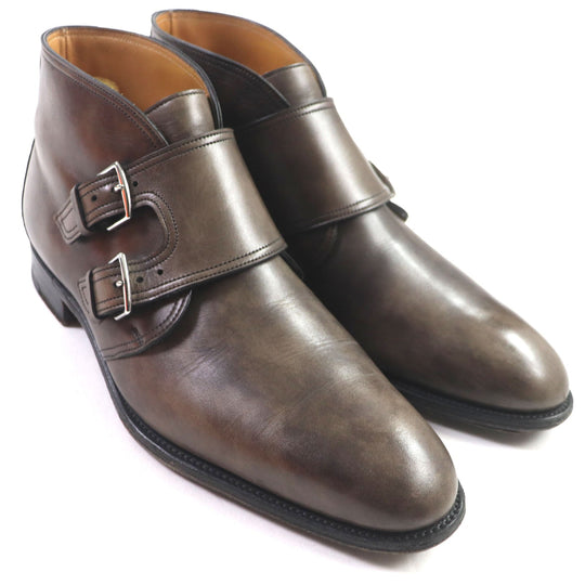 HERMES Ankle boots Main: Leather Dark brown mens 40 1/2 Used Authentic