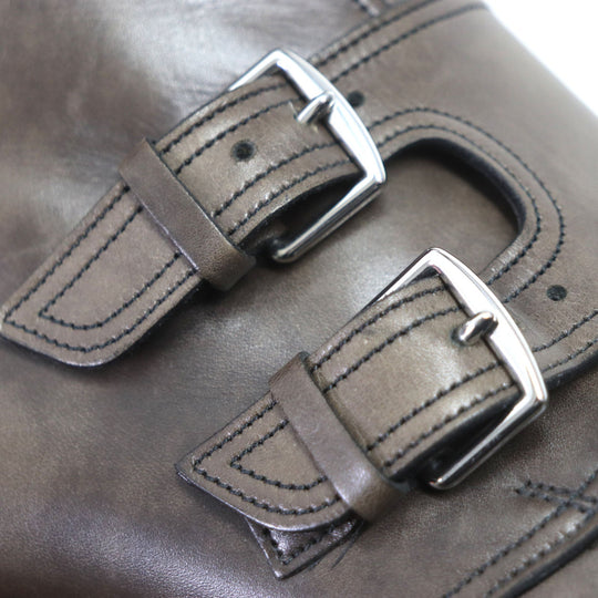 HERMES Ankle boots Main: Leather Dark brown mens 40 1/2 Used Authentic
