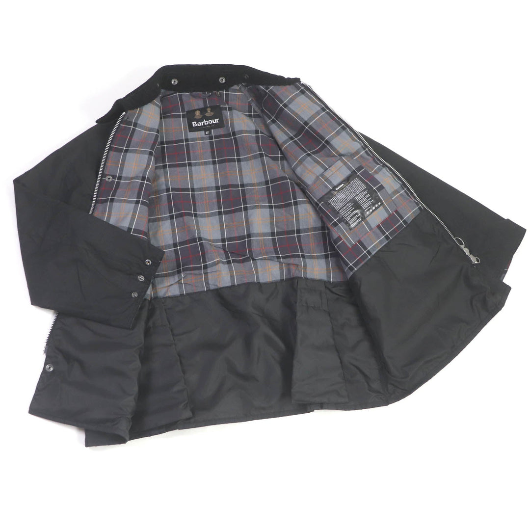Barbour Coverall 232MWX1679 cotton black BEDALE mens 40 Used Authentic