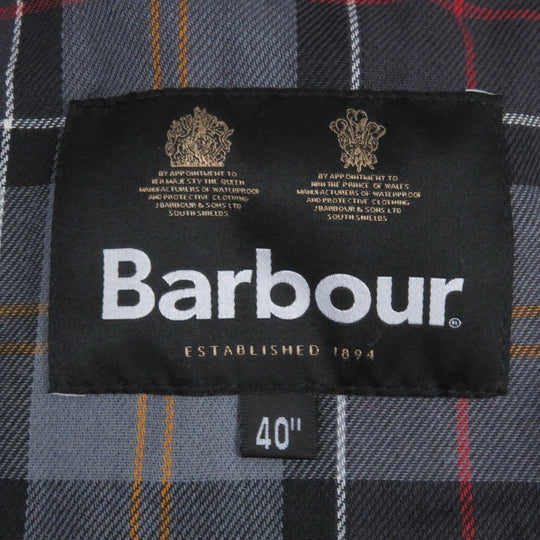 Barbour Coverall 232MWX1679 cotton black BEDALE mens 40 Used Authentic