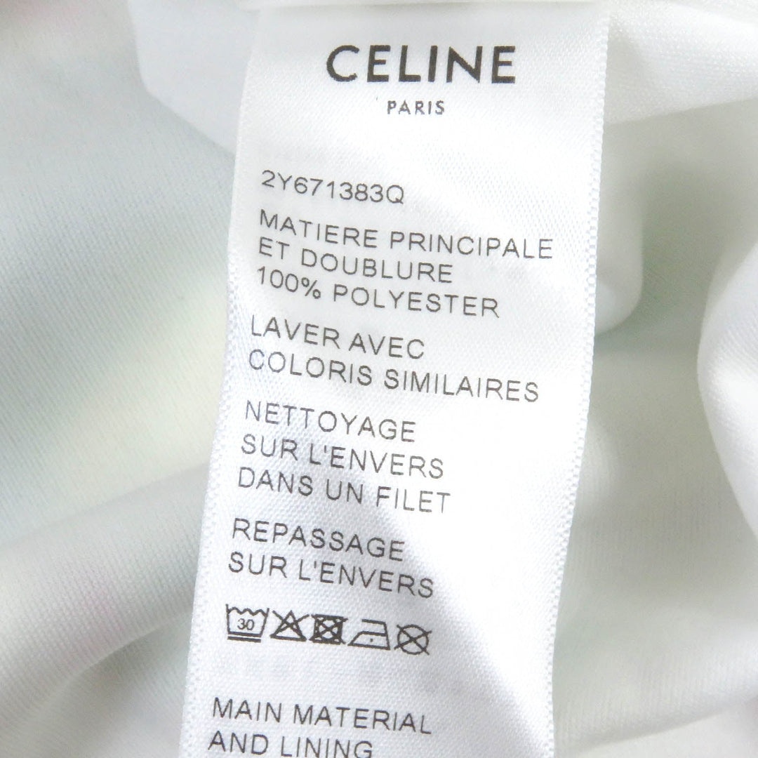 CELINE Jersey 2Y671383Q Main: 100% polyester multicolor mens S Used Authentic
