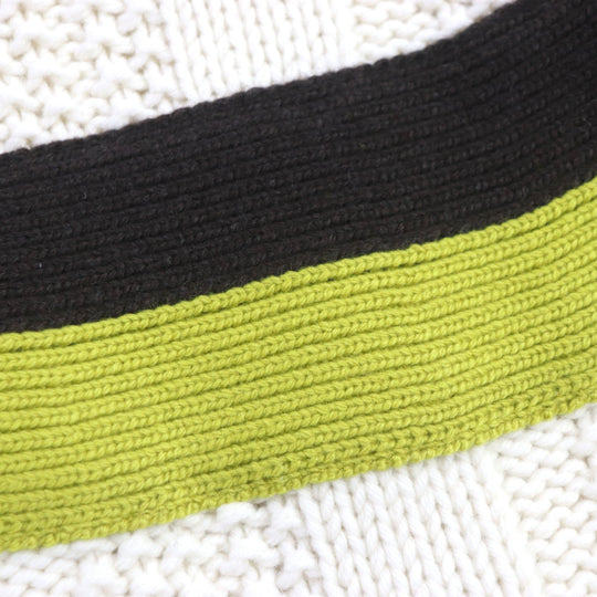 HERMES sweater Main: 70% wool, Main: 30% cashmere white mens S Used Authentic