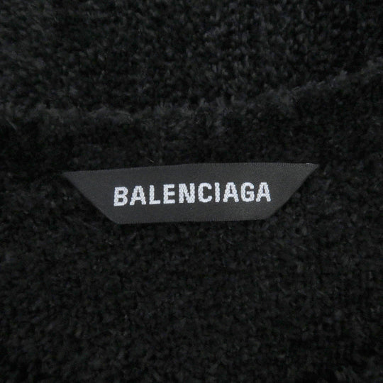 BALENCIAGA sweat 651106 Main: 48% polyester, Main: 41% wool, Main: 11% nylon, Part: 100% polyester black mens S Used Authentic