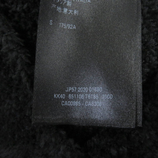BALENCIAGA sweat 651106 Main: 48% polyester, Main: 41% wool, Main: 11% nylon, Part: 100% polyester black mens S Used Authentic