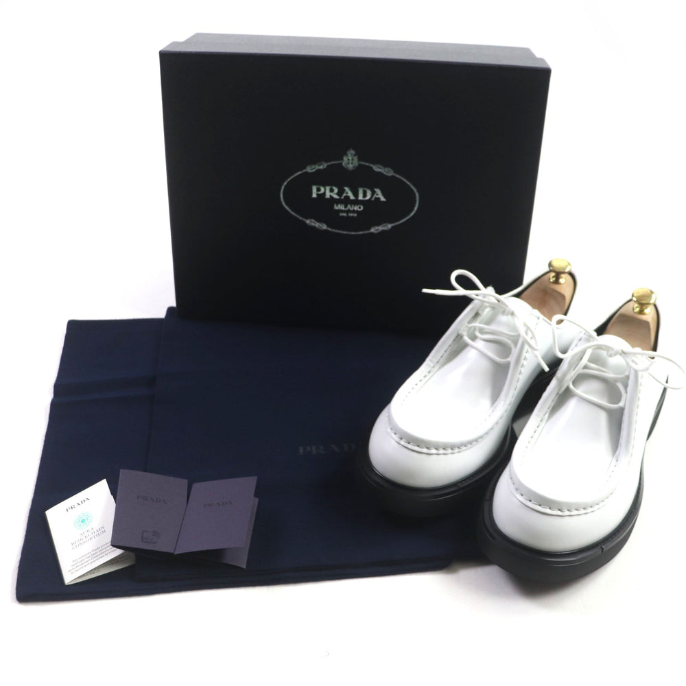 PRADA Leather shoes 2EG419 Main: Leather white mens 10 Used Authentic