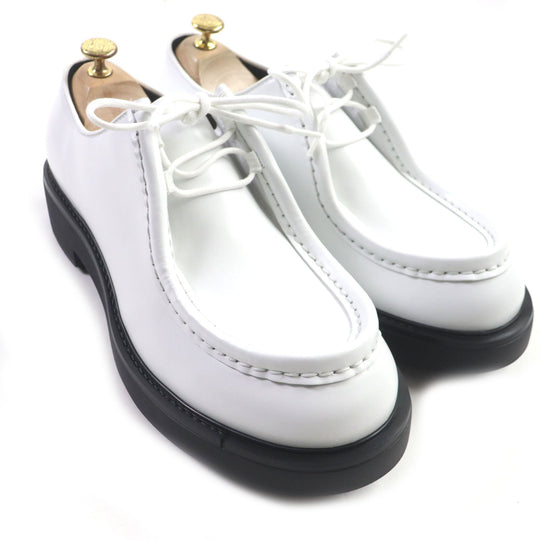 PRADA Leather shoes 2EG419 Main: Leather white mens 10 Used Authentic