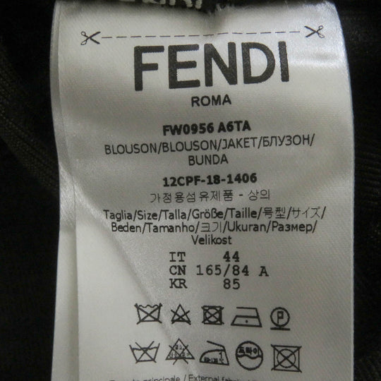 FENDI Mountain Hoodie FW0956 Outer material: 62% polyester, Outer material: 33% cotton, Outer material: 5% acrylic, Lining: 100% polyester, Part: 100% polyurethane Brown mens 44 Used Authentic