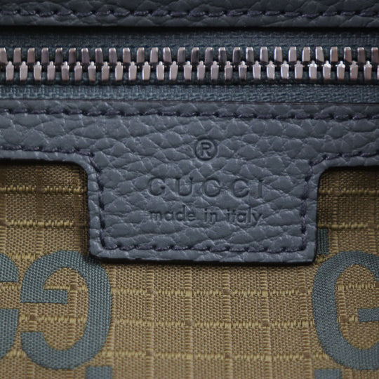 GUCCI 767923 Main: Nylon, Part: Leather khaki GG Ripstop mens Used Authentic