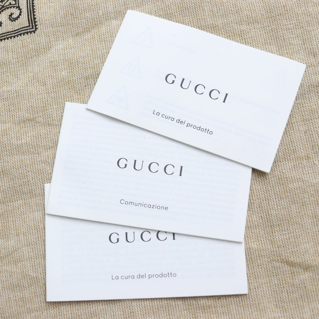 GUCCI 767923 Main: Nylon, Part: Leather khaki GG Ripstop mens Used Authentic