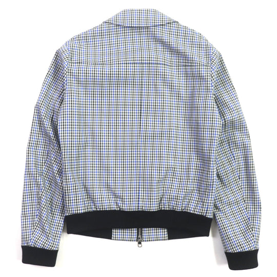 Dunhill Blouson Outer: 62% polyester, Outer: 38% cotton, Sleeve lining: 100% rayon, Lining: 100% rayon, Part: 93% wool Blue type mens XS Used Authentic