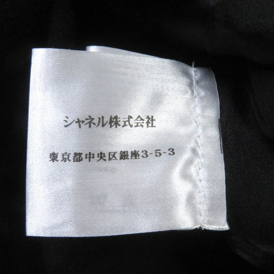 CHANEL Chester coat P36795 wool black 46