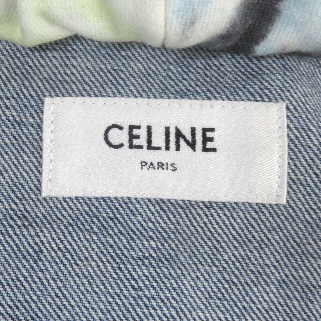 CELINE Denim Jacket 2Q660930F Main: 100% cotton Indigo blue mens M Used Authentic