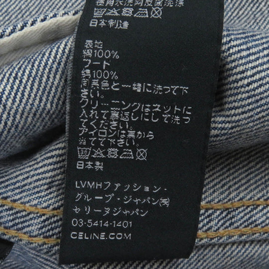 CELINE Denim Jacket 2Q660930F Main: 100% cotton Indigo blue mens M Used Authentic