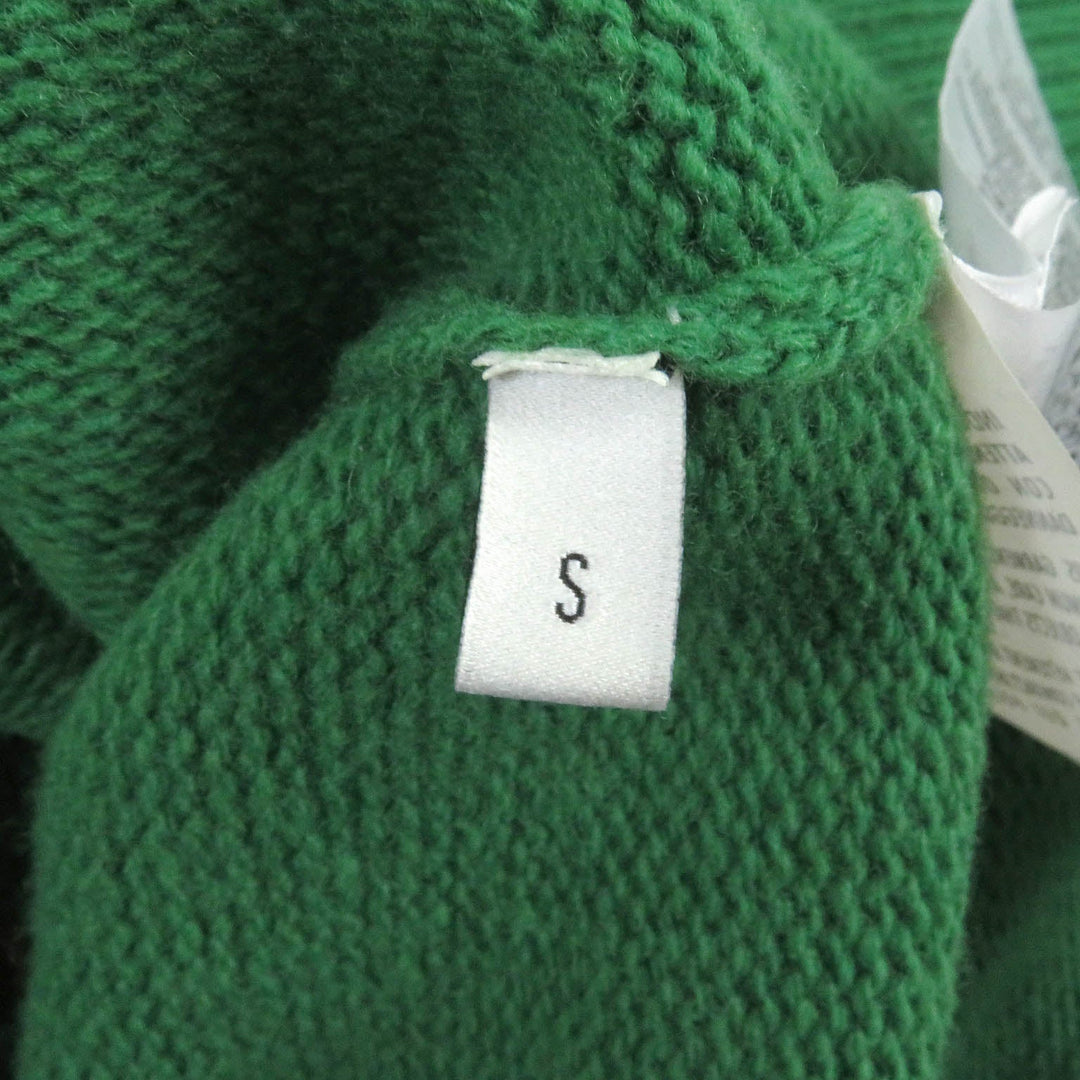 GUCCI sweater 474695 Main: 100% wool, Part: 100% rayon green mens S Used Authentic