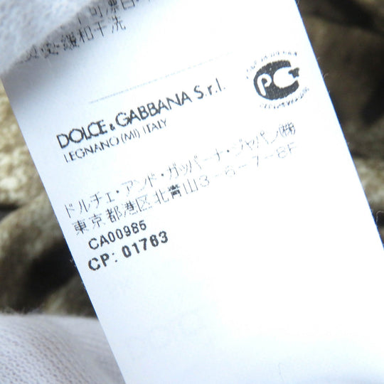 DOLCE&GABBANA Tight Skirt silk Brown type Black 40