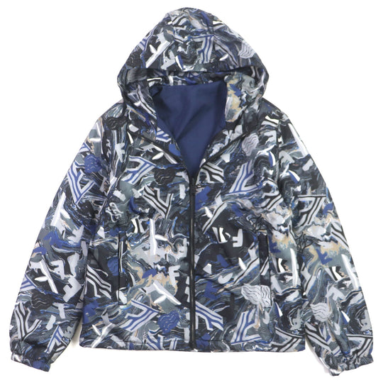 FENDI Jacket FW1088 Outer: 100% nylon, Lining: 100% wool, Filling: 100% polyester Navy type mens 46 Used Authentic