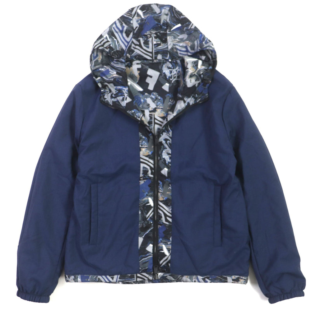 FENDI Jacket FW1088 Outer: 100% nylon, Lining: 100% wool, Filling: 100% polyester Navy type mens 46 Used Authentic