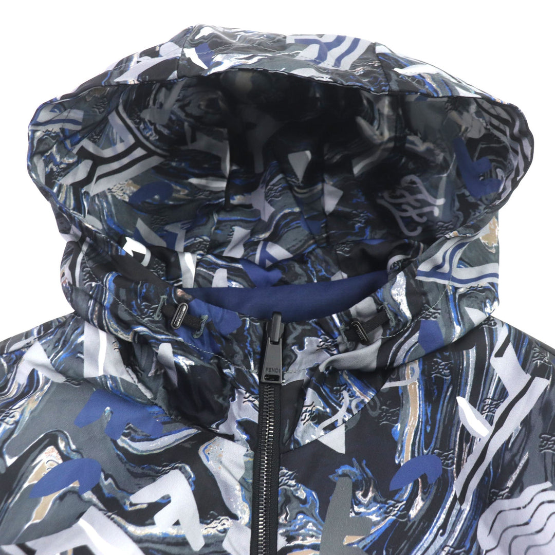 FENDI Jacket FW1088 Outer: 100% nylon, Lining: 100% wool, Filling: 100% polyester Navy type mens 46 Used Authentic