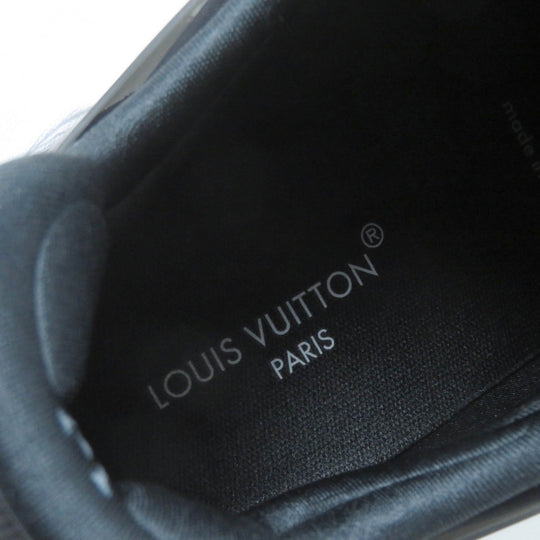 LOUIS VUITTON sneakers Mesh, mixed material black Run 55 Line Women 35 1/2 Used Authentic