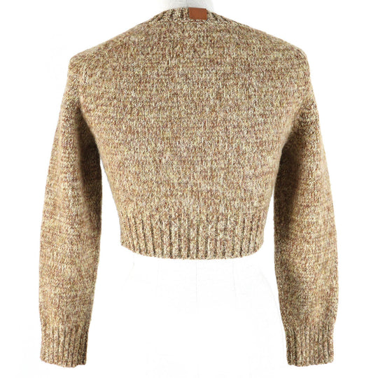 LOEWE sweater S359Y14KBB Main: 100% wool Brown type Women S Used Authentic