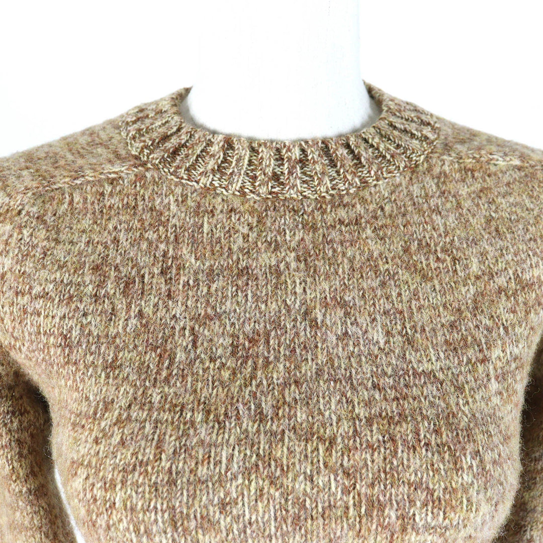 LOEWE sweater S359Y14KBB Main: 100% wool Brown type Women S Used Authentic