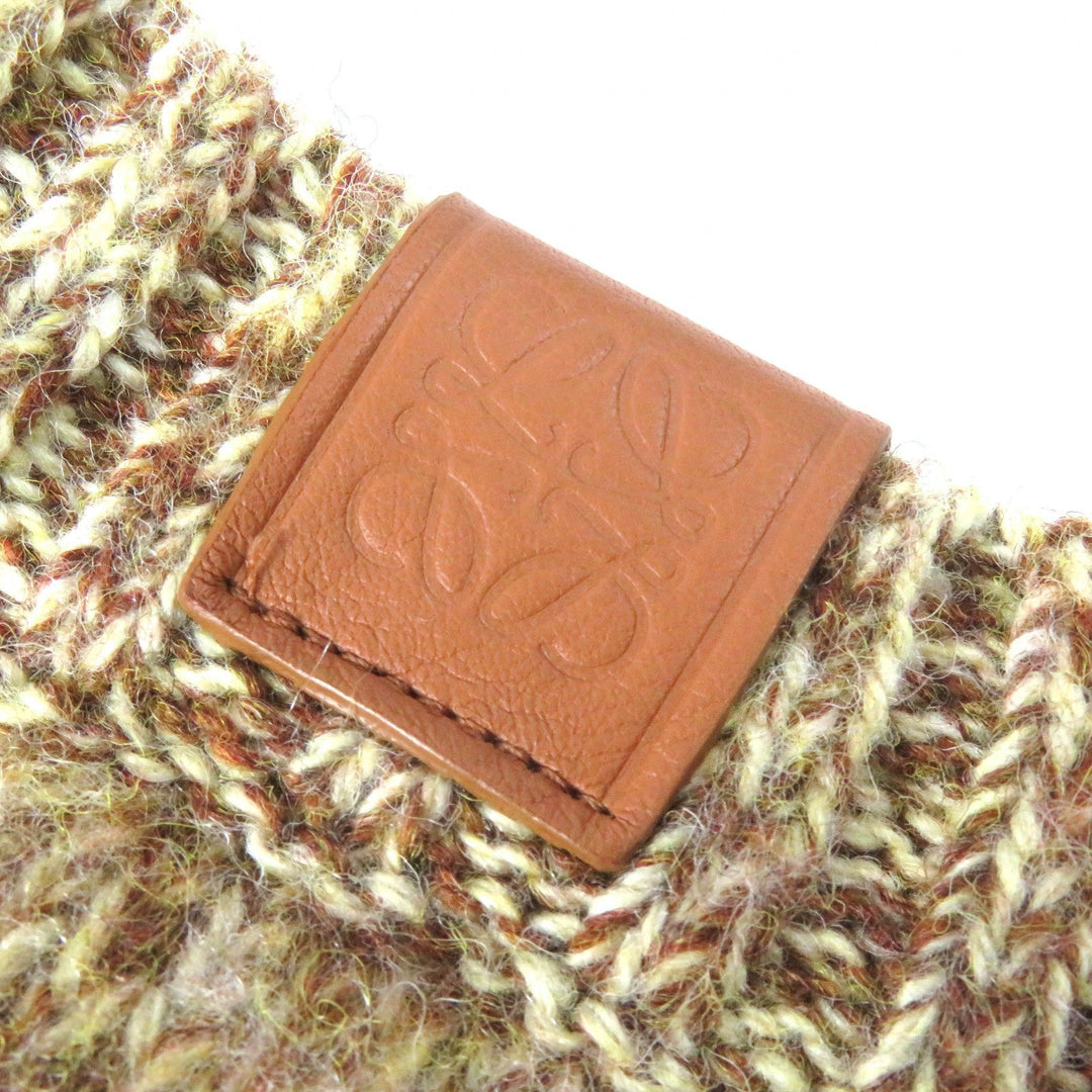 LOEWE sweater S359Y14KBB Main: 100% wool Brown type Women S Used Authentic