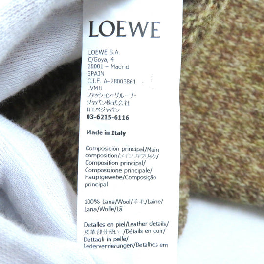LOEWE sweater S359Y14KBB Main: 100% wool Brown type Women S Used Authentic