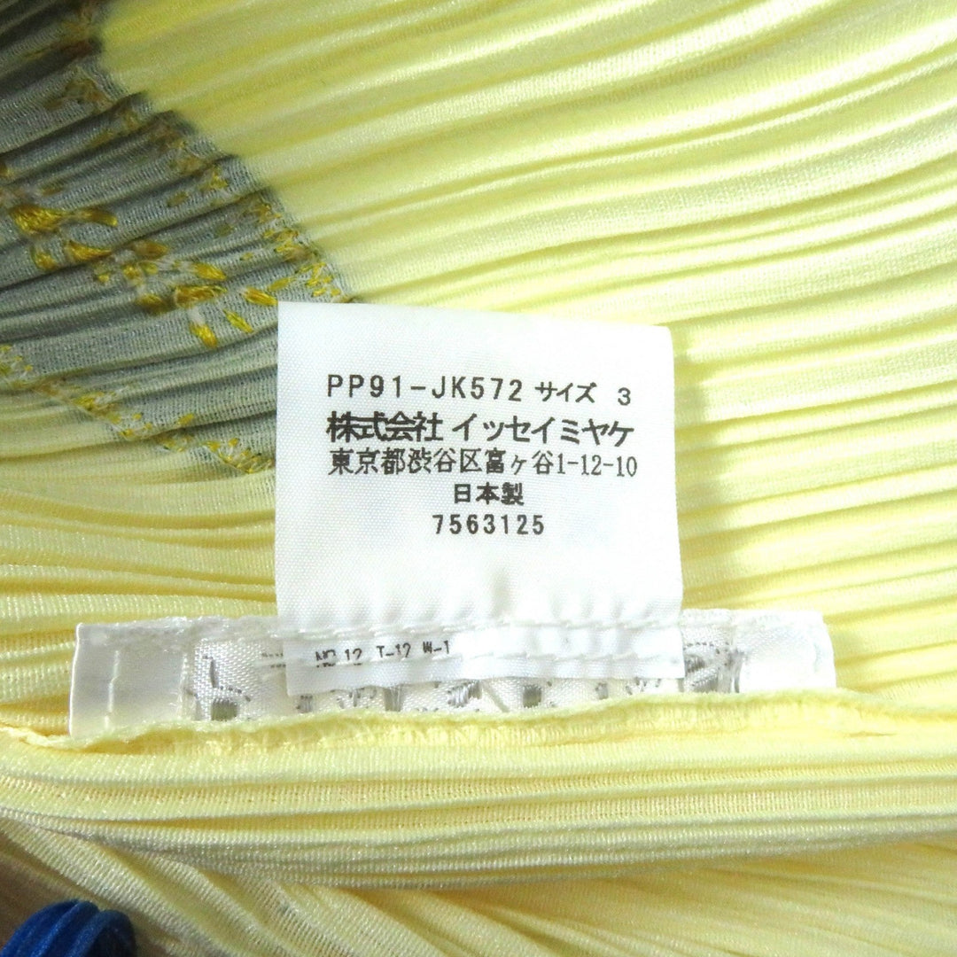 PLEATS PLEASE Cut PP91-JK572 Main: 100% polyester Multi Women 3 Used Authentic