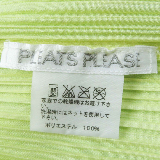PLEATS PLEASE setup PP51-JO544 PP51-JG545 Main: 100% polyester Light green Women (Top) 2,(Bottom) 3 Used Authentic