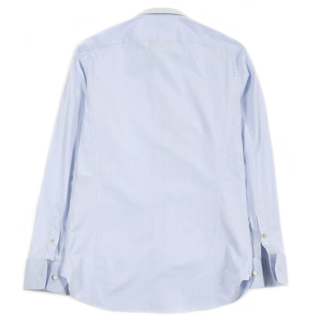 GUCCI Long sleeve shirt 699553 Main: 100% cotton, Part: 100% polyester Light blue mens 40 Used Authentic