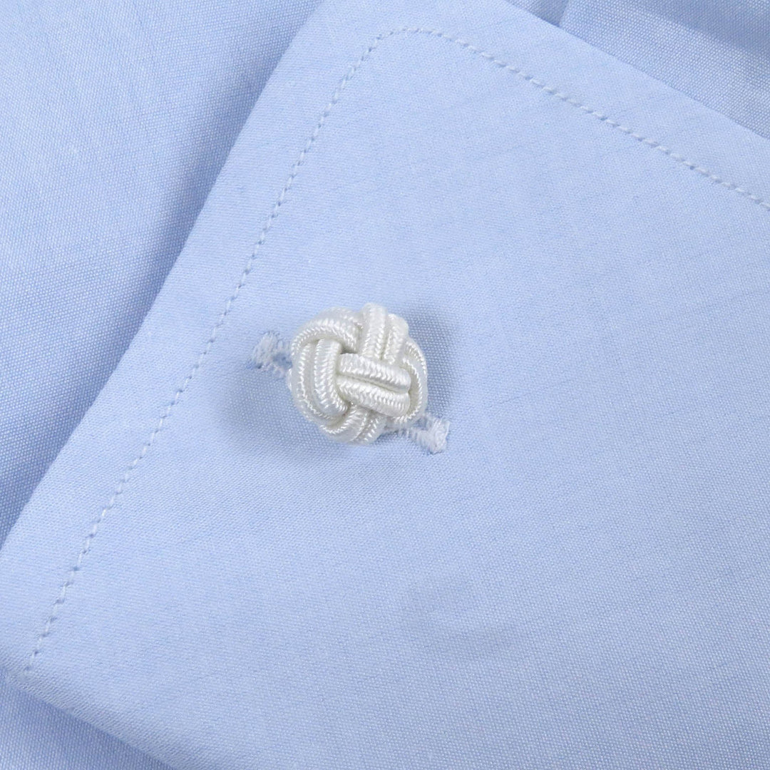 GUCCI Long sleeve shirt 699553 Main: 100% cotton, Part: 100% polyester Light blue mens 40 Used Authentic