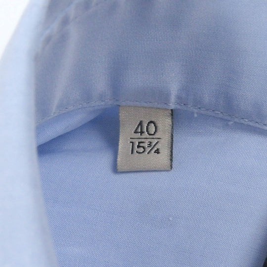 GUCCI Long sleeve shirt 699553 Main: 100% cotton, Part: 100% polyester Light blue mens 40 Used Authentic