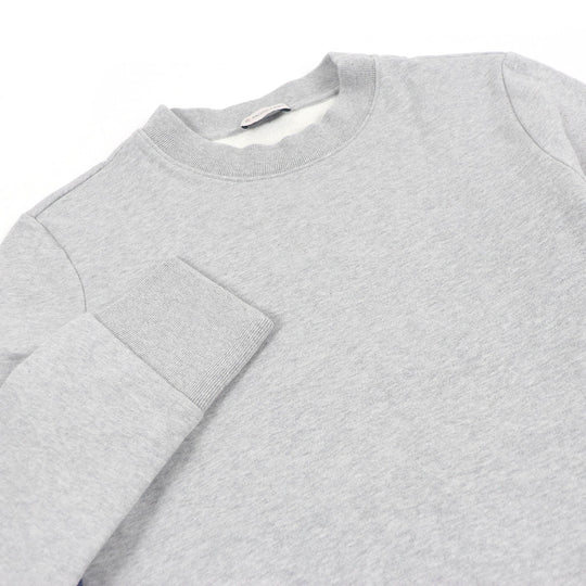 MONCLER sweat Main: 100% cotton, Part: 100% nylon gray MAGLIA GIROCOLLO mens M Used Authentic