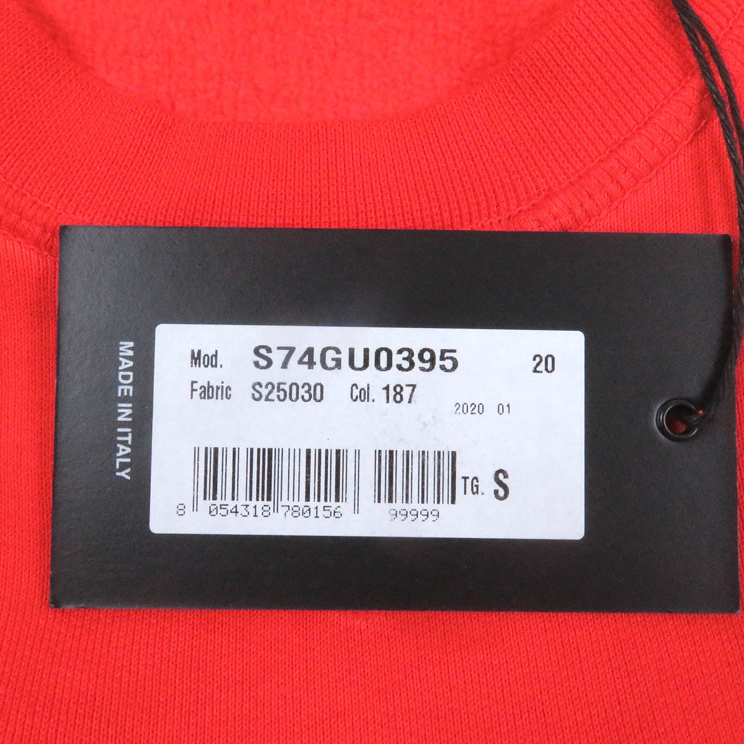 DSQUARED2 sweat S74GU0395 Main: 100% cotton, part: 94% cotton, part: 6% polyurethane Red mens S Used Authentic