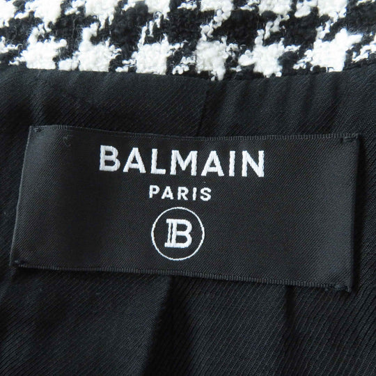 BALMAIN Jacket WF1SG000C299 cotton Bi-color Women 36 Used Authentic
