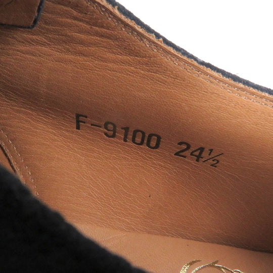 SCOTCH GRAIN Dress shoes Main: Suede leather Navy mens 24 1/2 Used Authentic