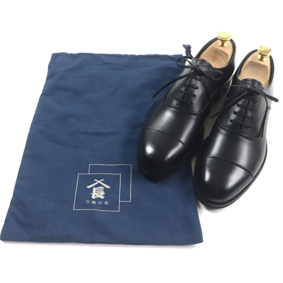 Sanyou Yamachou Leather shoes a7402035 Main: Leather black JUJI mens 7 Used Authentic