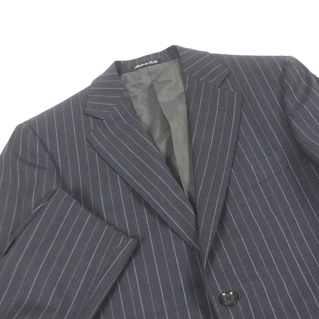 Pal Zileri suit Outer: 100% wool, Lining: 100% cupra Dark gray mens 46 Used Authentic