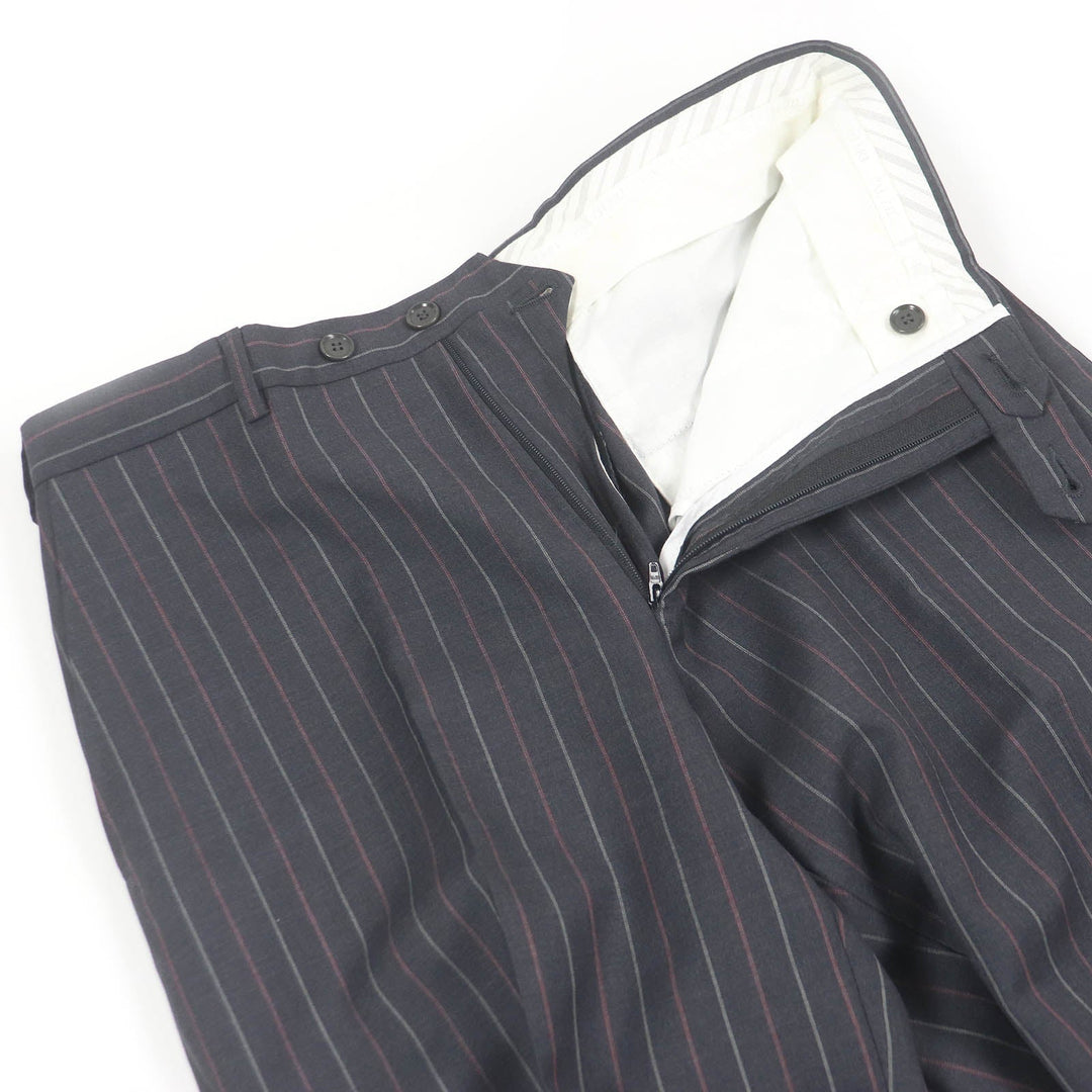 Pal Zileri suit Outer: 100% wool, Lining: 100% cupra Dark gray mens 46 Used Authentic