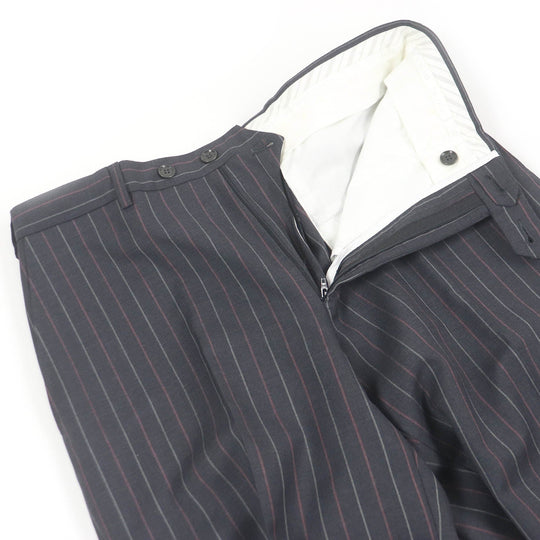 Pal Zileri suit Outer: 100% wool, Lining: 100% cupra Dark gray mens 46 Used Authentic